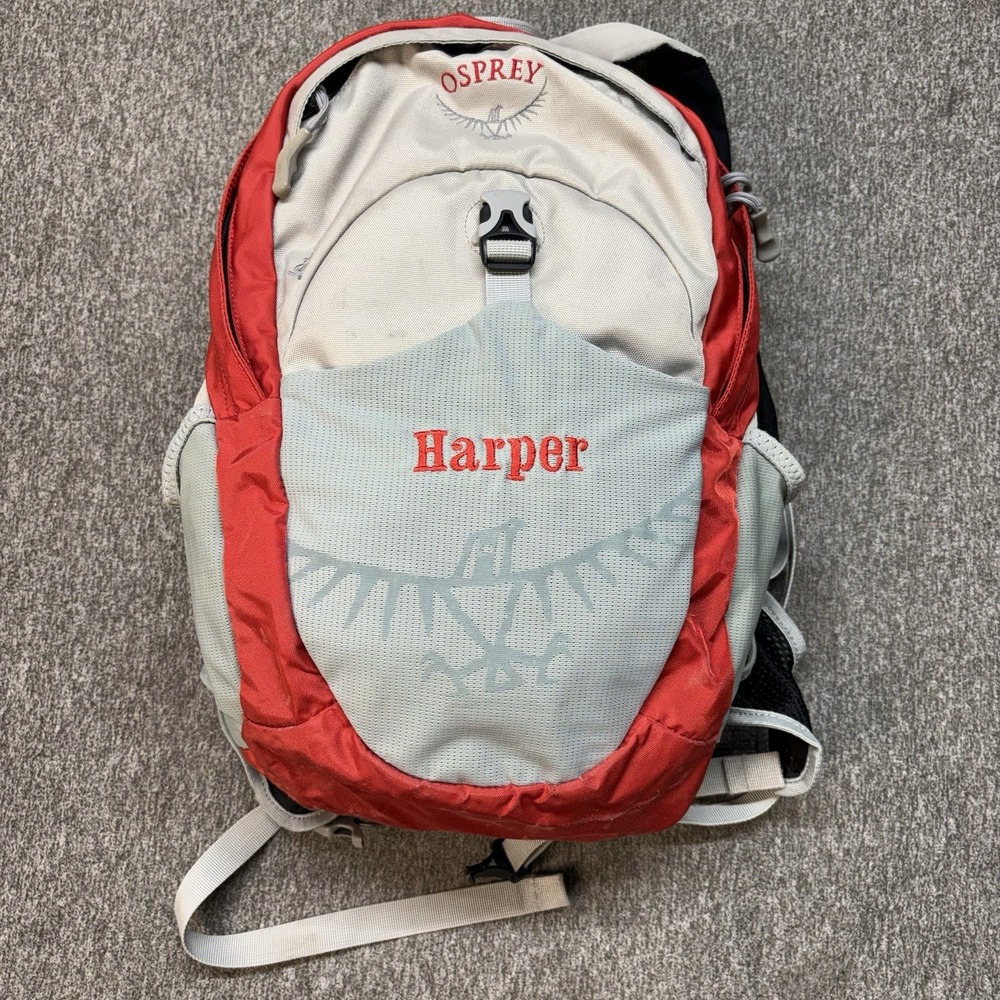 Osprey Jet Backpack Red Gray Airscape Hiking / Youth's Small